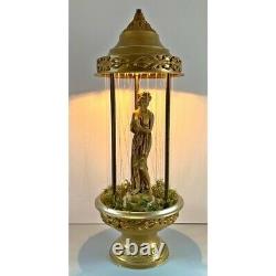 VTG 1960s Rain Lamp Greek Goddess Oil Motion Lamp Creators Inc Tiki CLEAN WORKS