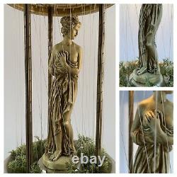 VTG 1960s Rain Lamp Greek Goddess Oil Motion Lamp Creators Inc Tiki CLEAN WORKS