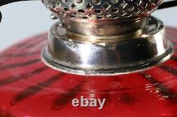 Very large Antique oil Lamp Silver plated Corinthian base