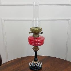 Victorian Glass Oil Lamp 8789 O/A