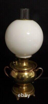 Victorian Oil Lamp Gwtw Table Lamp Dated December 17, 1889