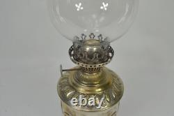 Victorian Oil Lamp Re&s, Silverplate, Very Nice, Richard Evered And Son