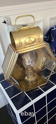 Viking Brass Oil Lamp