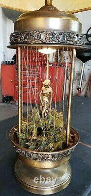 Vintage 60s/70s Oil Rain Lamp Nude Lady Greek Goddess RARE
