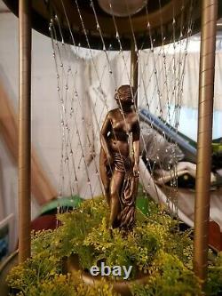 Vintage Antique 1960s Mineral Oil Rain Lamp WORKS Rare Nude Goddess by MJW Inc