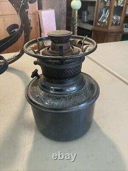 Vintage Antique Hanging Parlor Oil Lamp Part Frame Miller New Juno