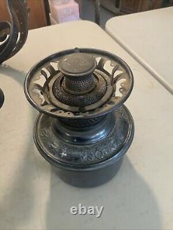 Vintage Antique Hanging Parlor Oil Lamp Part Frame Miller New Juno