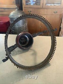 Vintage Antique Hanging Parlor Oil Lamp Part Frame Miller New Juno