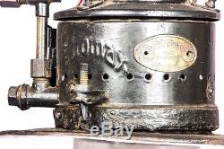 Vintage Antique Petromax Lightning Sweet Donut Shaped Built In Pump Lamp HB 099