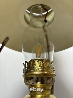 Vintage Brass Hanging Nautical Trawler Oil Lantern Swag Lamp DHR Kosmos Brenner