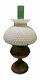 Vintage Brass Rayo Oil Lamp With Hobnail Lamp Shade 21 Height #24.96