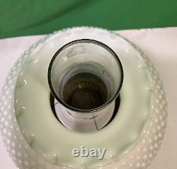 Vintage Brass Rayo Oil Lamp With Hobnail Lamp Shade 21 Height #24.96