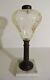 Vintage Composite Beautiful Composite Pear Shaped, Pale Yellow Oil Lamp