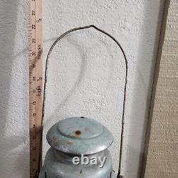 Vintage Gaslam Original Pressure Lamp Lantern with Pyrex Glass Made in Italy