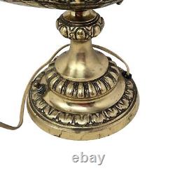 Vintage Harvard Student Oil Lamp With Shade RARE READ
