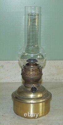 Vintage IDEAL BRENNER 20 Brass Nautical Hanging Oil Kerosene Ship Lamp Original