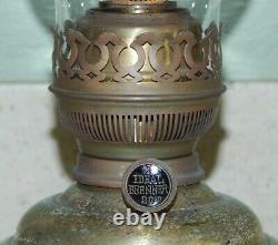 Vintage IDEAL BRENNER 20 Brass Nautical Hanging Oil Kerosene Ship Lamp Original