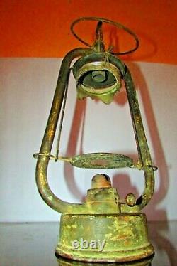 Vintage Oil Lamp Light Kerosene, Rare Antique Lantern, Unique Lamp Ottoman era