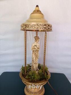 Vintage Oil Rain Lamp Tabletop Goddess