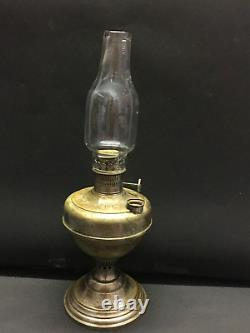 Vintage Old R. Ditmar Vienna Oil Kerosene Lamp With Original Glass Austria