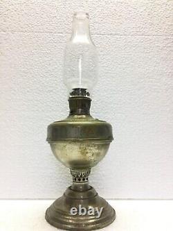 Vintage Old R. Ditmar Vienna Oil Kerosene Lamp With Original Glass Austria