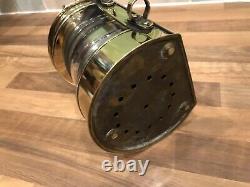 Vintage Original Brass Ships Masthead Oil Light Lamp Maritime Marine Nautical