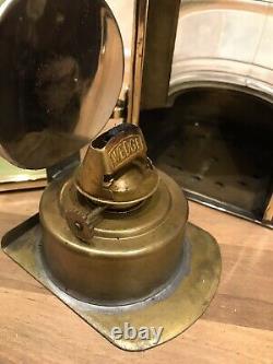 Vintage Original Brass Ships Masthead Oil Light Lamp Maritime Marine Nautical