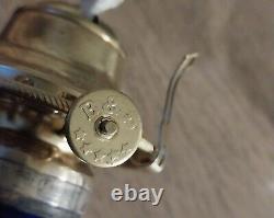 Vintage Original Cobalt Blue Oil Lamp