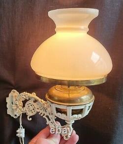 Vintage Pair Oil Lamp Wall Lights Decorative Rotating Wall Mount