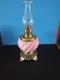 Vintage Victorian Fostoria Gone With The Wind Oil Lamp, Kerosene, 1890s Palor