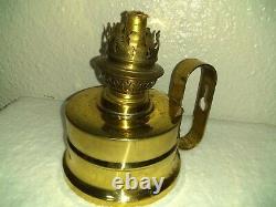 Vtg French Gaudard Brass Oil/ Kerosene Lamp