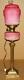 Vtg GWTW Victorian Oil Lamp Antique Banquet Parlor Hurricane Lamp Electrified