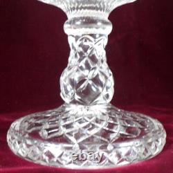 Westmoreland Block Kerosene Oil Lamp Gillinder & Sons 420 Clear Glass 1893