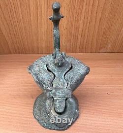 Wonderful Museum Quality Rare Ancient Roman Bronze Oil Lamp