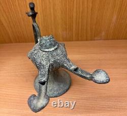 Wonderful Museum Quality Rare Ancient Roman Bronze Oil Lamp