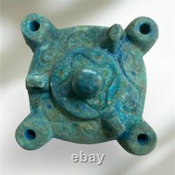 Wonderful Museum Quality Rare Big Ancient Roman Bronze Oil Lamp